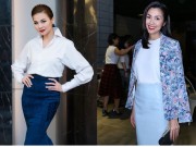 Thời trang - Học Hà Tăng, Hà Hồ mặc váy bút chì ngay đi - mốt hot nhất 2017 đấy