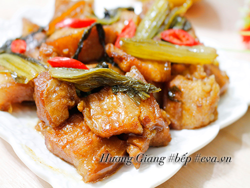 Thịt ba chỉ kho dưa chua đậm đà, đưa cơm - 8