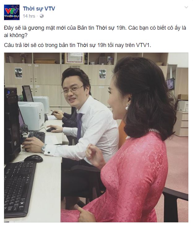 Lộ diện nữ biên tập viên xinh đẹp mới toanh của bản tin Thời sự VTV1 - 1