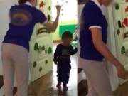 Clip Eva - Cô giáo dùng dép tát vào mặt, nhéo tai trẻ gây phẫn nộ