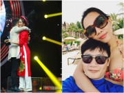 Làng sao - Hoàng Bách 3 lần ôm Lan Phương trước mặt vợ