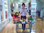 Nhà đẹp - Elly Trần khéo tay sắp xếp mâm cơm cúng ngày vía Thần tài