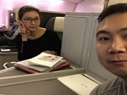 Làng sao - Á hậu Thúy Vân hạnh phúc đi du lịch đầu năm cùng bạn trai đại gia