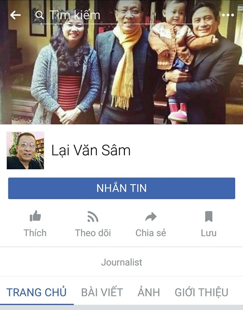VTV khẳng định sự thật về tài khoản Facebook của nhà báo Lại Văn Sâm - 1