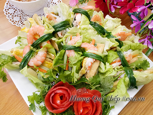 Xà lách cuộn tôm thịt đãi cả nhà cuối tuần - 11