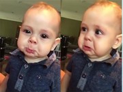 Clip Eva - Video: Cậu bé vừa khóc vừa làm mặt xấu vô cùng đáng yêu