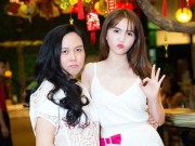 Làng sao - Ngọc Trinh vui vẻ dự tiệc và quyết tâm không nhắc đến tình cũ