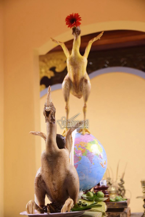 Cúng rằm tháng Giêng: Độc đáo amp;#34;gà bayamp;#34; ở Hà Tĩnh - 2