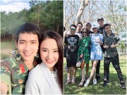 Làng sao - Võ Cảnh "bị bắt gặp" đi chơi cùng gia đình Angela Phương Trinh