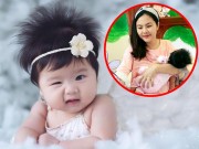 Làng sao - Vân Trang khoe ảnh con gái cưng mắt đá lông nheo, tóc dựng ngược siêu hóm hỉnh