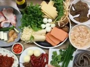 Bếp Eva - Chết cười với kỹ nghệ nấu lẩu trong văn phòng bằng cây nước nóng lạnh