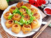 Bếp Eva - Hoành thánh hình hoa hồng chiên giòn cho chị em mê ăn vặt