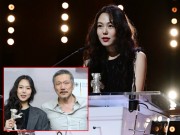 Làng sao - Công khai là "tiểu tam", Kim Min Hee bình thản: "Giải thưởng này dành cho anh ấy"