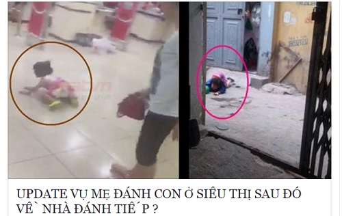 Mẹ đánh con ở siêu thị vì làm mất gói kẹo tiếp tục bị tố bỏ mặc con ngoài đường nằm khóc nức nở - 2