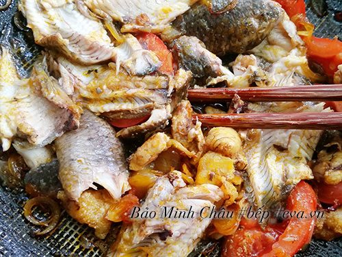 Bún cá rô đồng nóng hổi vừa thổi vừa ăn - 3