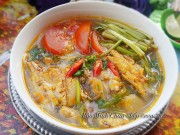 Bếp Eva - Bún cá rô đồng nóng hổi vừa thổi vừa ăn
