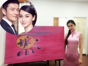 Làng sao - Nghi vấn Huỳnh Hiểu Minh bỏ tiền triệu để mua tranh do chính Angelababy vẽ