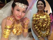 Thời trang - Những cô dâu suýt "gãy cổ" vì trang sức cưới là vài chục cây vàng ròng