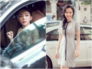 Làng sao - Tóc Tiên xinh đẹp ngọt ngào, tự lái xế hộp tiền tỷ đi sự kiện