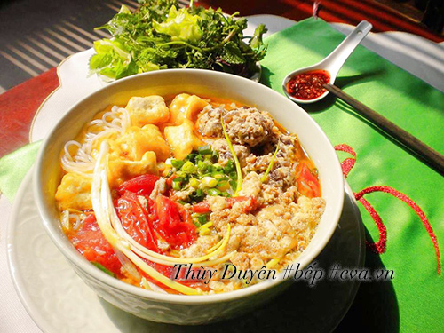 Bún riêu cua mọc đậu ăn mãi chẳng chán - 14