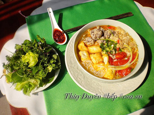 Bún riêu cua mọc đậu ăn mãi chẳng chán - 13
