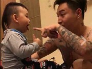 Làm mẹ - Ông bố bá đạo với màn cho con trai ăn kẹo đang hot nhất mạng xã hội