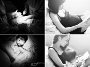 Bà bầu - Chồng kỳ công đến hàng chục điểm chụp ảnh trước - sau sinh để tặng vợ dịp 8/3