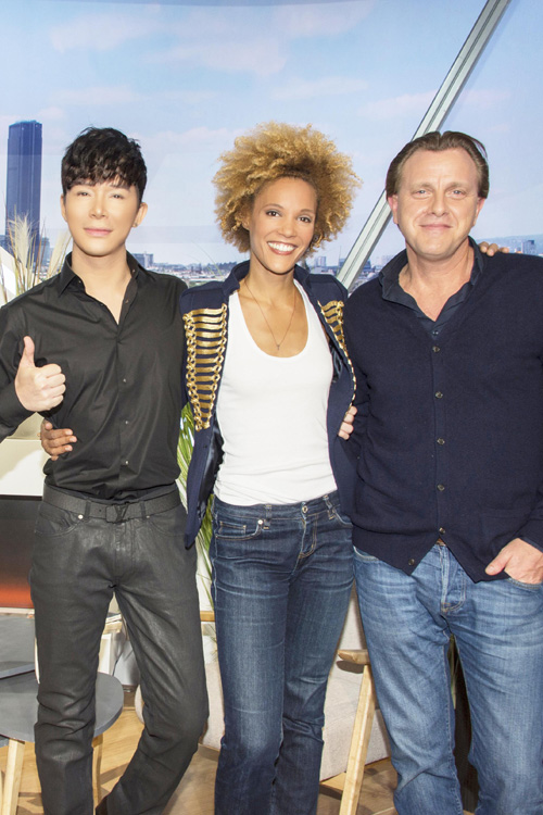 Nathan Lee được gọi là Justin Timberlake trên sóng truyền hình Pháp - 1