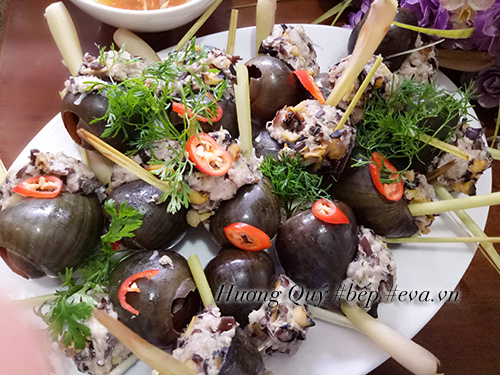 Cuối tuần làm ốc nhồi thịt hấp sả đãi cả nhà - 7