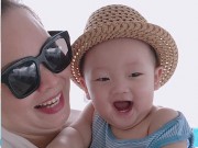 Làng sao - Con trai Ly Kute dễ thương hết nấc bên mẹ và bà ngoại khi đi chơi Sài Gòn