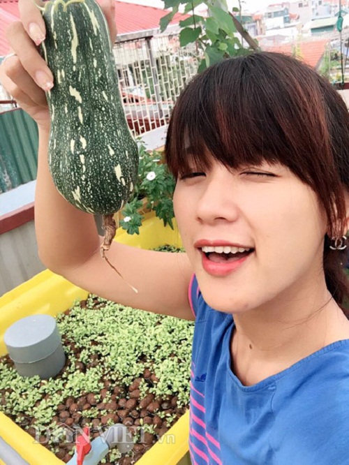 Trang trại mini ngập rau, cá, thỏ, gà... của mẹ 8X giữa lòng Hà Nội - 11