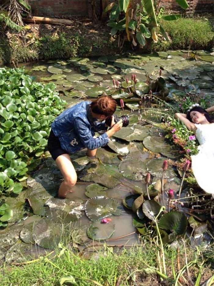 Cười đau ruột với hậu trường bộ ảnh cưới bá đạo có 1 không 2 - 6