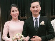 Làng sao - MC Thành Trung làm lễ hằng thuận trên chùa cùng vợ 9x