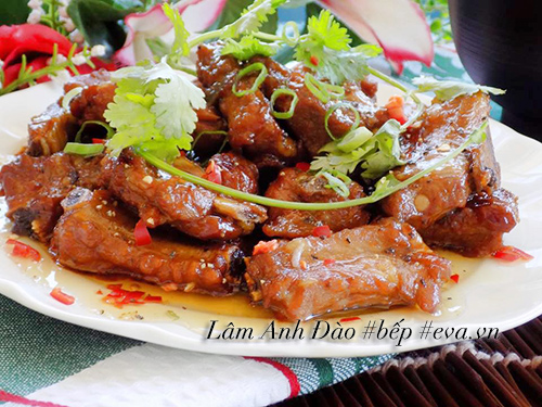 Sườn rim nước cốt dừa vừa béo vừa thơm - 8