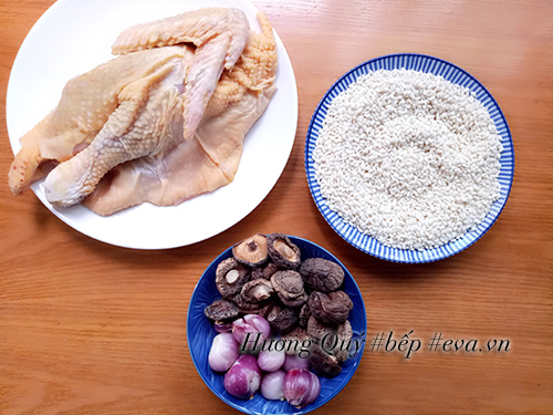 Xôi gà nấm hương dẻo thơm đón ngày mới - 1