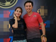 Làng sao - Cặp vợ chồng son Tú Vi - Văn Anh tình cảm đi ghi hình gameshow