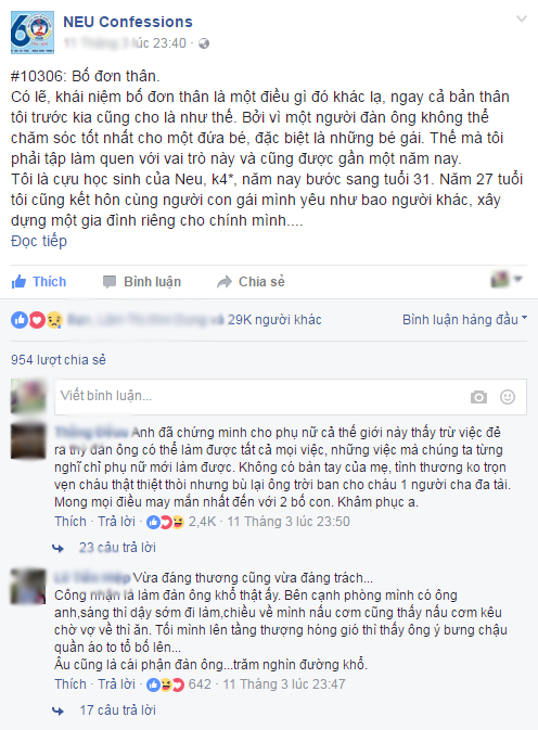 Chuyện amp;#34;gà trống nuôi con dễ hơn tưởng tượngamp;#34; của ông bố đơn thân nhận nghìn lượt like - 1