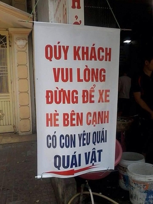 Cười amp;#39;té ghếamp;#39; với loạt biển cảnh báo chỉ có ở Việt Nam - 2