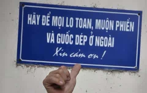 Cười amp;#39;té ghếamp;#39; với loạt biển cảnh báo chỉ có ở Việt Nam - 5
