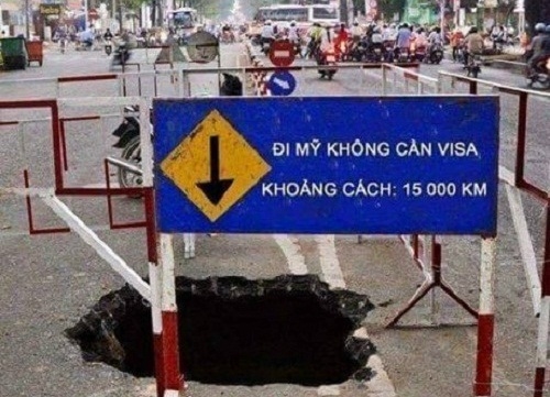 Cười amp;#39;té ghếamp;#39; với loạt biển cảnh báo chỉ có ở Việt Nam - 9