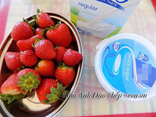 Sinh tố dâu tây mát lạnh, xua tan cái nóng đầu hè - 1