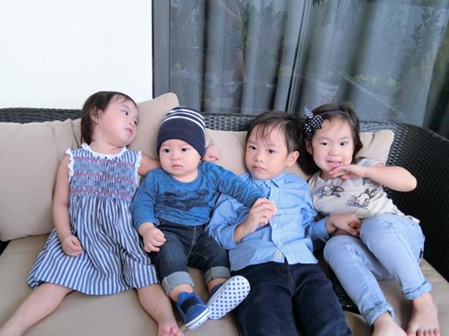 Ngắm cậu út nhà Lý Hải - Minh Hà béo tròn, bụ bẫm cực yêu - 5