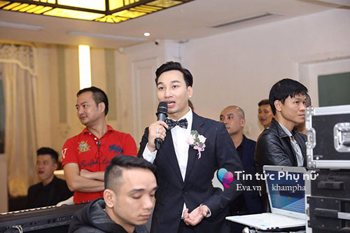 Người yêu Công Lý ân cần hỏi han Thảo Vân trong đám cưới MC Thành Trung - 5