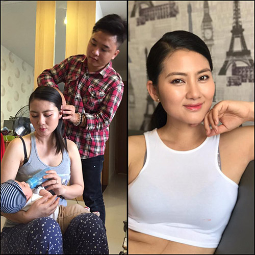 Hành động đầu tiên của Thanh Bình - Ngọc Lan khi đưa con về nước khiến bao người xúc động - 8