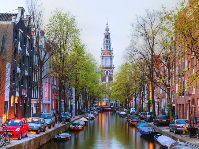 13. Amsterdam, Hà Lan: 8 triệu lượt khách trong năm 2016.
