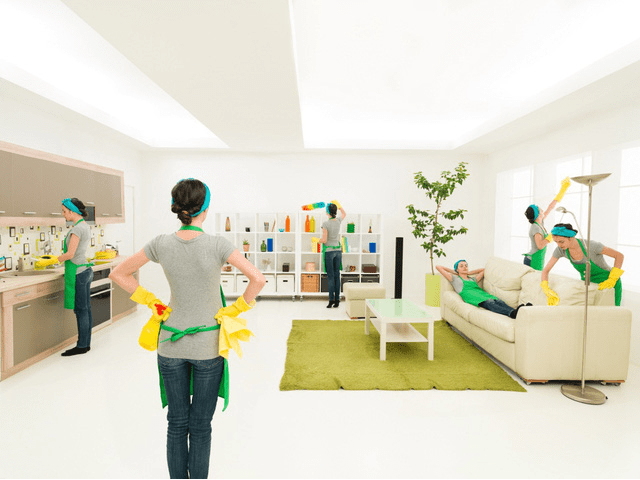 Ở nhà dọn dẹp, bạn vẫn có thể có dáng đẹp nếu kết hợp những động tác sau