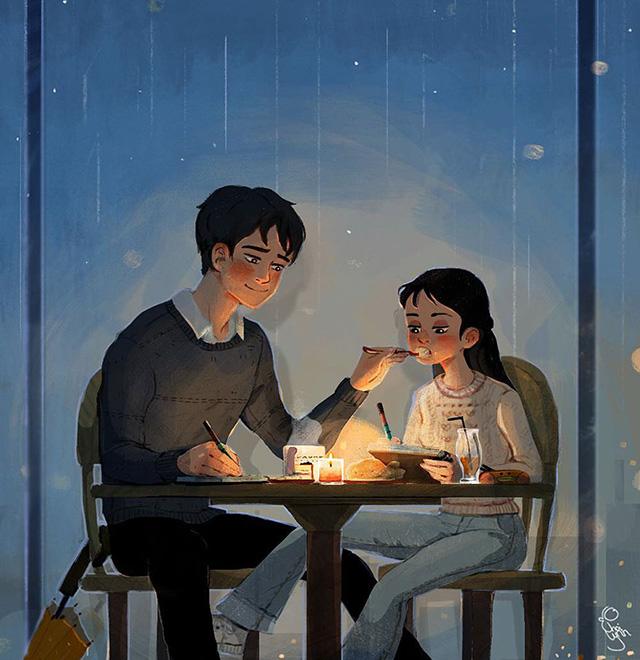 Bộ tranh tình yêu đến từ những điều nhỏ bé và giản dị nhất làm lay động trái tim - 2