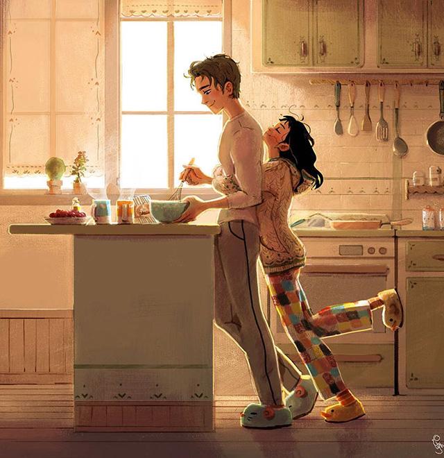 Bộ tranh tình yêu đến từ những điều nhỏ bé và giản dị nhất làm lay động trái tim - 1