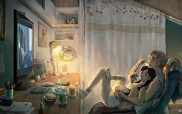Bộ tranh tình yêu đến từ những điều nhỏ bé và giản dị nhất làm lay động trái tim - 5