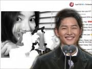 Làng sao - Song Joong Ki đi trao giải, Song Hye Kyo một mình ở nhà đón năm mới